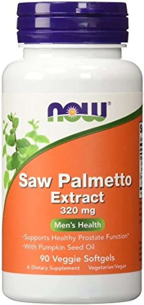 Ora Foods Saw Palmetto Extract 320 mg - 90 Softgels (Pack of 2) - 180 Total Softgels