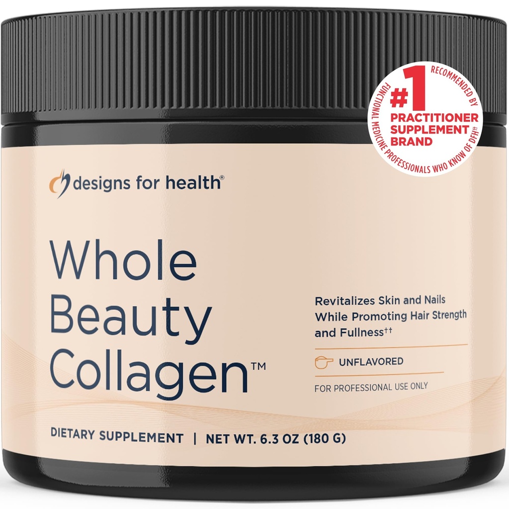 Progetti per la salute intero bellezza collagene - Peptidi di collagene, Silica e polvere di biotina per sostenere la pelle e le unghie dei capelli - Supporta la resistenza dei capelli & la pienezza (30 Serve)