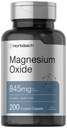 Horbäach Magnesium Oxide | 845 mg | 200 Caplets ricoperti | Vegetariano, Non OGM e Gluten