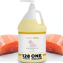 Olio di salmone per cani da Buddy’s Best – 1 gallone (128oz) | 100% olio di pesce norvegese | Human-Grade & Odorless | Supplemento Omega 3 per cappotti e giunti