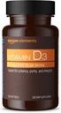 Elementi Vitamina D3, 2000 IU, 180 Softgels, 6 mesi di fornitura (Packaging può variare), Supporta ossa forti e salute immunitaria