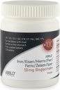 50 mg. Ferro BISGLYCINATE (100 unità) ABBLO è Gentle su Lo Stomach & può essere preso con il Cibo.