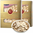 2 Scatole di American Wisconsin Ginseng Slices - Energia migliorata, Prestazioni e Salute Mentale per Uomini & Donne. Totale 8 Oz.