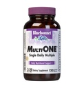 Bluebonnet Nutrition Multi One (con ferro) Capsule vegetali, Spettro completo Supplemento di vitamina multipla, Vitamine B, Gluten & Latte gratis, kosher, 4 mesi di alimentazione, 120 conte