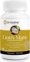 Organic Lion's Mane Mushroom Capsule 500mg – 90 Veggie Capsules, 3-Month Alimentazione – Cognitivo, Nerve & Immune Health – Kosher & Halal Certified, Libero da Gluten & OGM