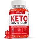 Keto ACV Gummies - 60 Count Gluten-Free, Gelatin-Free Apple Cider Vinegar Gummies con B12 per il supporto Keto, Vegetariano, Sapore Unico, Conveniente imbottigliato supplemento per gli uomini e le donne