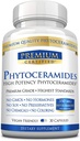Phytoceramides 350mg da 100% Wheat -Vitamin A, C, E e D3 - pelle di invecchiamento inversa, pelle di invecchiamento ricostituibile e naturale - 100% puro naturale - 30 capsule - Vegan Friendly