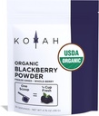 KOYAH - Polvere di BlackBerry organica: 30 Serve (1 Scoop = 1/4 tazza fresca): congelato, polvere di pelo intero, crudo
