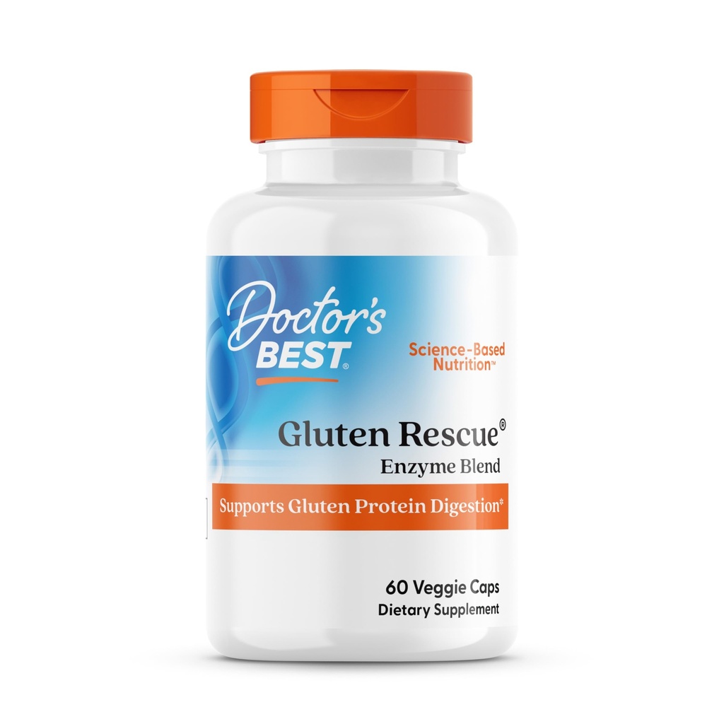 Miglior Gluten Rescue del Dottore con Glutalytic, Non OGM, Vegan, 60 Conte (Pack of 1)