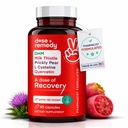 Una dose di Recovery|Liver Detox | Made in USA | USDA | Supporto per l'idratazione del mattino migliore Flush asiatico | Dihydromyricetin DHM, Quercetin, vitamina B, cardo del latte, | (45 pillole)