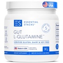 Polvere di L-Glutamina di Stacks Essenziale - Esclusivamente Made in USA - Polvere di Glutamina Pure L per la salute di Gut (100 Servings, Unflavored)