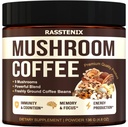 Mushroom Blend - 9 Mushroom Adaptagen Mix - Lion's Mane, Chaga, Vitamine - Medium Dark Roast - Supporto Immune - Senza glutine e senza zucchero