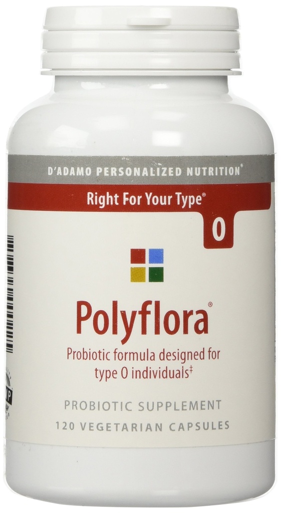 D'Adamo Nutrizione personalizzata Polyflora O, 120 Conte