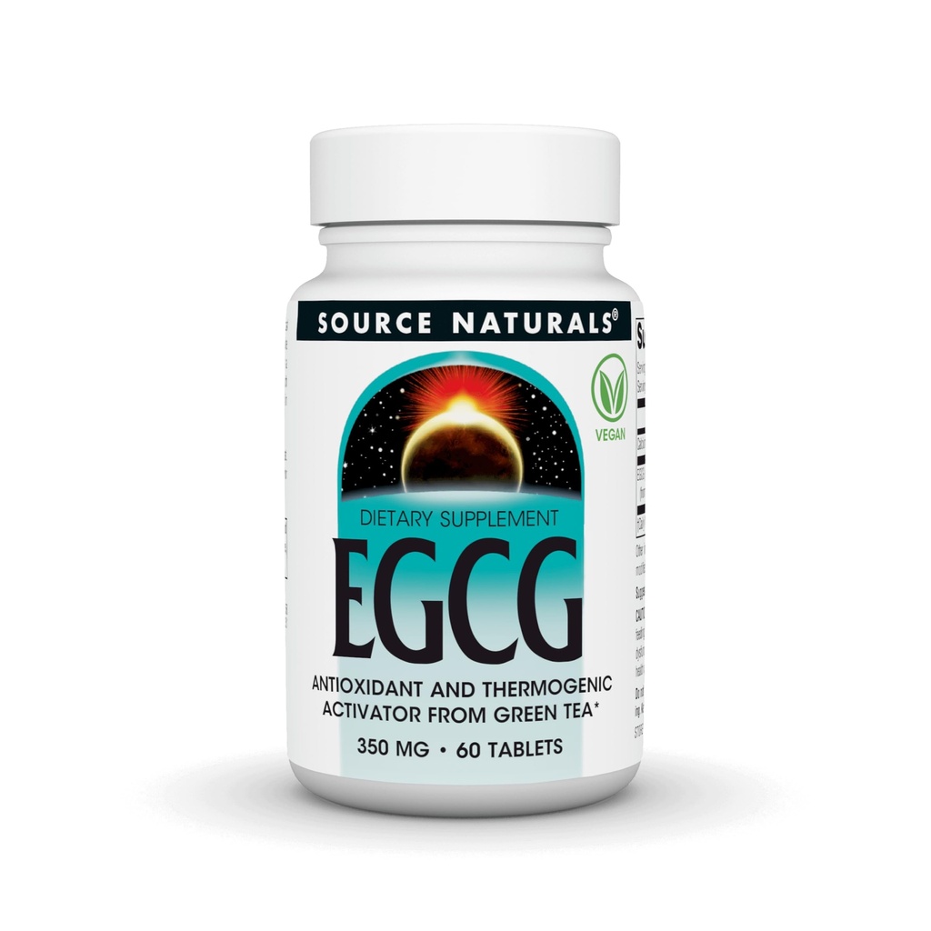 EGCG, attivatore antiossidante e termogenico da tè verde, 350mg - 60 compresse