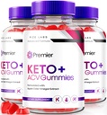 rize labs - Premier Keto ACV Gummies, Premier Extreme 2000mg Keto Gummies Advanced Weight Loss, Keto Plus ACV Gummies, Tutti Natural Apple Cider Vinegar Supplement (180 Gummies)