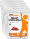 BulkSupplements.com Polvere di Estratto di Schisandra Organico - Schisandra Supplemento, da Schisandra Berries - Integratore di erbe, Gluten Free - 1000mg per Serving, 5kg (11 lbs) (Pack of 5)