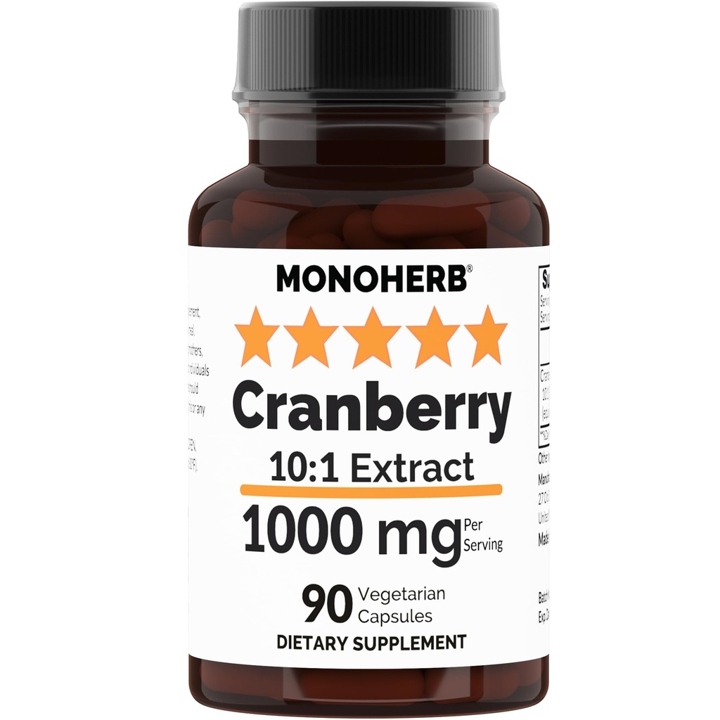Estratto di mirtillo MONOHERB 1000 mg - 90 capsule vegetariane