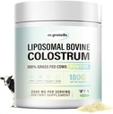Liposomal Bovine Colostrum Powder - Pure Bovine Colostrum for Humans - Grass Fed Colostrum Supplemento per Gut Support, Immune Health and Hair Growth,72 Serve per Bottiglia.180g/6.35 oz