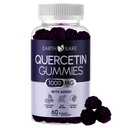 Quercetin Gummies con Elderberry, Zinc & Vitamina C – Integratore di Supporto Immune – Antiossidante & Benessere Stagionale – Vegan, Non OGM, Natural Berry Flavor – 60 Gummies