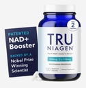 TRU NIAGEN - Nicotinamide Riboside NAD+ brevettato Supplemento. NR supporta il metabolismo e la riparazione dell'energia cellulare, la vitalità, l'invecchiamento sano del cuore, il cervello e il muscolo - 60 porzioni / 120 capsule