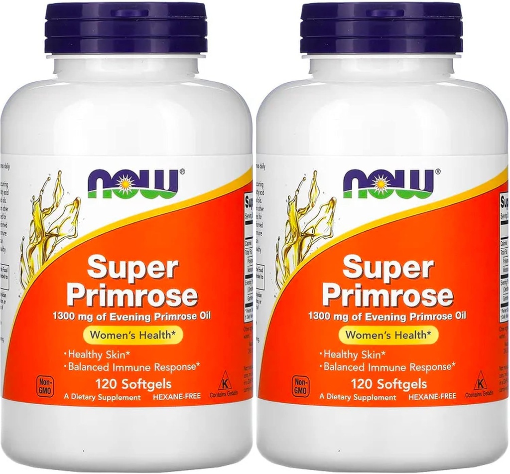 Ora Foods Super Primrose 1300mg, 120 gel (Pack of 2)