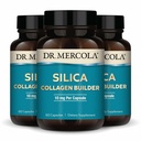 Dr. Mercola Silica Collagen Builder - Integratore di silice a base vegetale per il supporto della pelle, capelli, Nail & Bone Salute - Non-GMO, senza glutine e senza soia - 180 capsule (90 Serve)