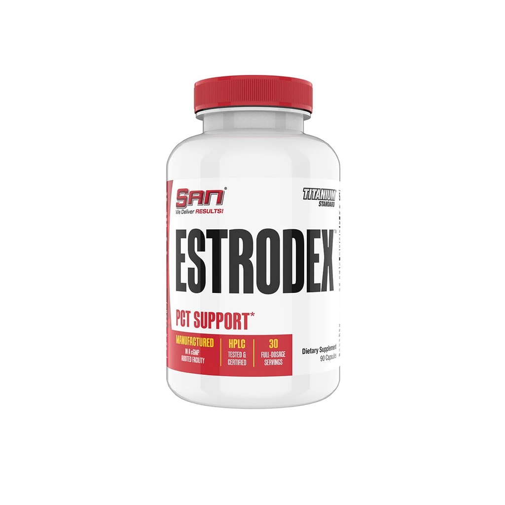San’s Estrodex - Estrogen Blocker & Aromatase Inhibitor - Men's Hormone Balance & Fitness Booster Supplement - Indole-3-Carbinol, Plus CDG & Nettle Root for Mens Health - Gluten-Free - 90 capsule.