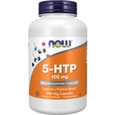NOW Integratori Alimentari, 5-HTP (5-idrossitriptofano) 100 mg, Supporto Neurotrasmettitore*, 240 capsule di Veg