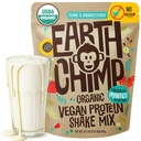 TerraChimp Organic Vegan Protein Powder - con Probiotici - Non OGM, Dairy Free, Non Whey, Plant Based Protein Powder per Donne e Uomini, Gluten Free - 26 Servings 32 Oz (Plain & Unsweetened) No Scoop