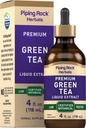 Piping Rock Green Tea Extract Liquid | 4 Fl Oz | Premium Herbal Supplement | Vegetariano | Alcohol Free | Non-GMO, Gluten Free