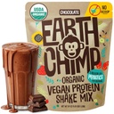 TerraChimp Organic Vegan Protein Powder - con Probiotici - Non OGM, Dairy Free, Non Whey, Plant Based Protein Powder per Donne e Uomini, Gluten Free - 52 Servings 64 Oz (Chocolate) No Scoop