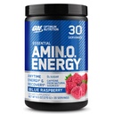 Optimum Nutrition Amino Energy - Pre allenamento con tè verde, BCAA, aminoacidi, Keto Friendly, Estratto di caffè verde, Polvere di energia - Blue Raspberry, 30 Servings (Packaging May Vary)