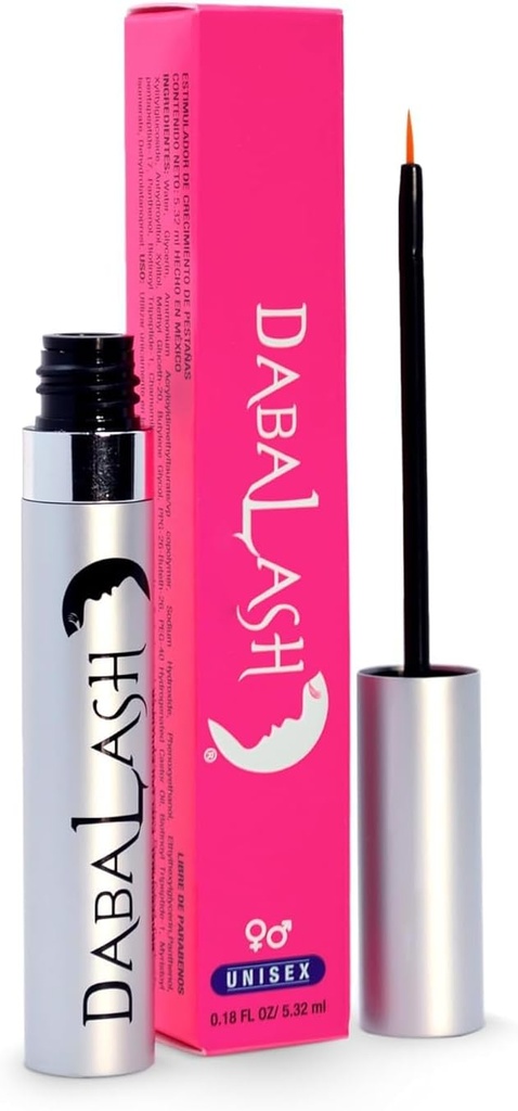 Siero di crescita professionale del sopracciglio e del sopracciglio con l'olio di ricino – promuove l'aspetto di naturalmente più lungo, più pieno, più spesso e più forte lash + capelli di freccia – 0.18 oz