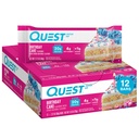 Quest Nutrition Compleanno Cake Protein Bars, 20g Protein, 1g Zucchero, 4g Carbs Net, Gluten Free, Keto Friendly, 12 Conte