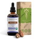 Segreti della Tribe Wild Yam Alcohol-Free USDA Organic Tincture (Glycerite) Responsabilmente allevato Wild Yam (Dioscorea Villosa) Radice secca (4 Fl Oz)