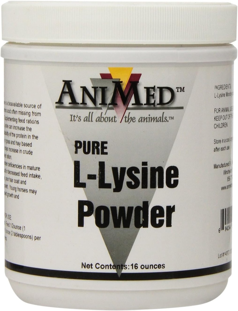 AniMed L-Lysine per cavalli, 16-Oncia