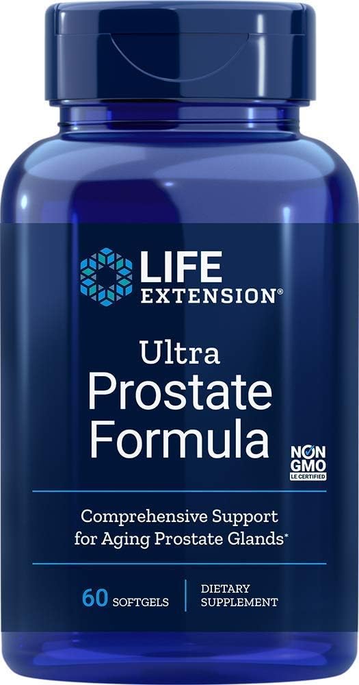 Estensione della vita Ultra Prostate Softgels, 60 Conte (Pacchetto di 2)