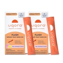 Uqora Flush - Urinary Tract* con D-Mannose, Vitamina C, Vitamina B6, Potassium, Magnesio & Calcium - Gluten-Free & Vegan - Limonata Rosa Flavor - 20 Pacchetti (2 Confezione)