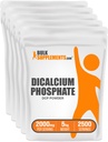 BulkSupplements.com Polvere di fosfato di calcio - Supplemento di calcio, Fosfato di calcio come agente di lievitazione - non aromaed & Gluten Free, 2000mg per porzione, 5kg (11 lbs) (Pacchetto di 5)