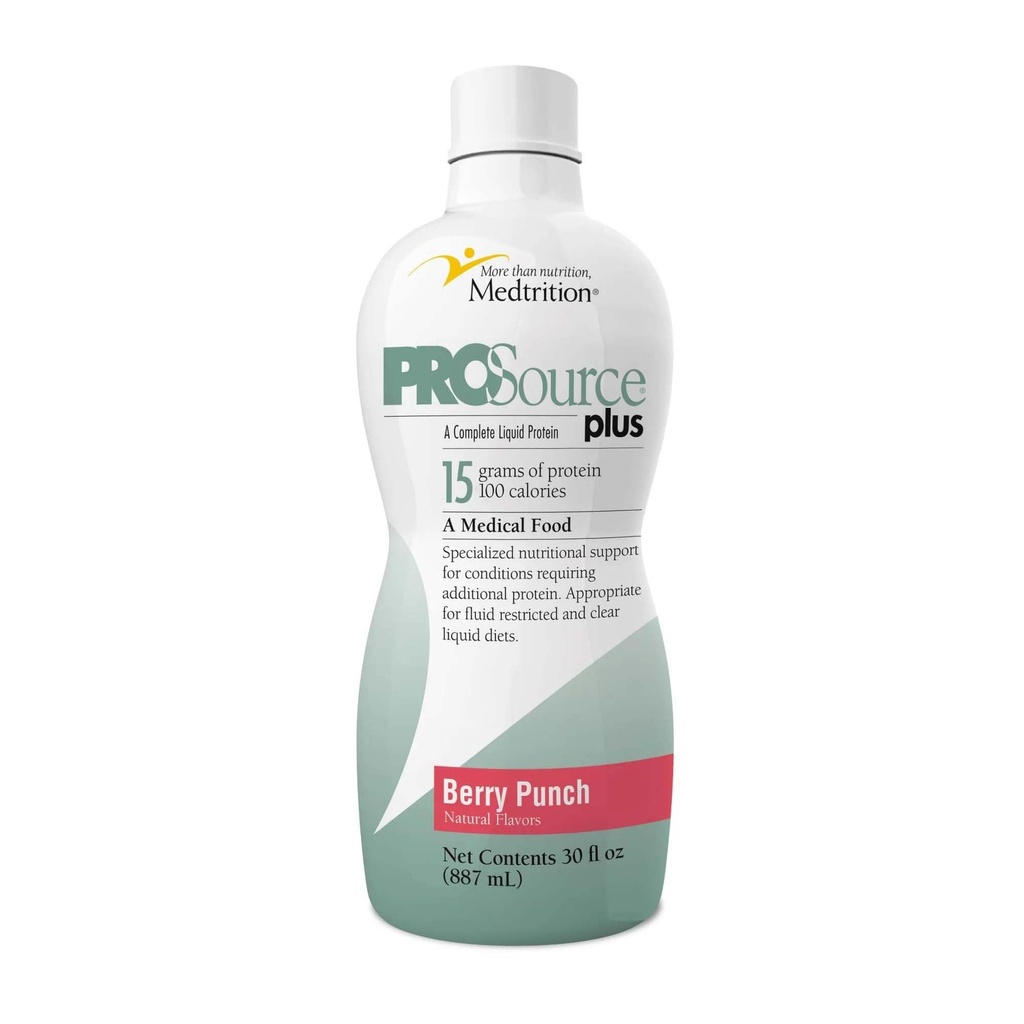 ProSource Plus Supplemento orale Punch di bacche 30 oz bottiglia