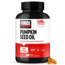 FORCE FACTOR Pumpkin Seed olio capsule, Phytosterols supplemento con acidi grassi essenziali, fatto con olio di zucca pressato a freddo, qualità premium, non OGM, 100 softgels