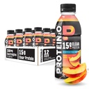 Protein2o 15g Whey Protein Infused Water, Peach Mango, 16.9 Oz Bottiglia (Set di 12)