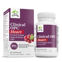 Terry OPC naturale Cuore - Integratore di salute del cuore con Magnesio, Vitamina B6, Estratto di semi di Uva - Integratore alimentare per la salute dell'arteria & Circulation - 60 capsule