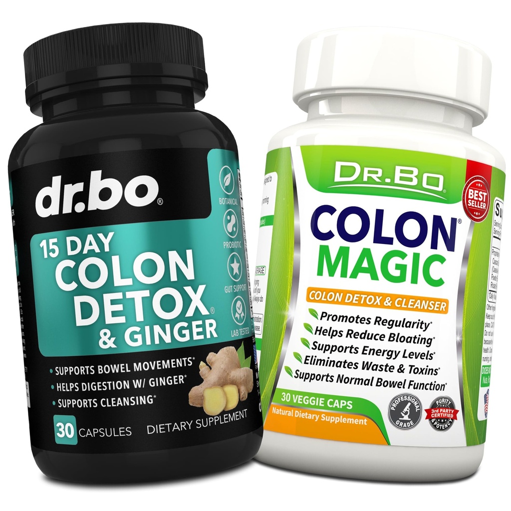 Colon Cleanser Detox Supplemento capsule - 15 giorni Colon Cleanse Pills & Probiotic Herbal Formula - Daily Bowel Movimento Supplementi per Intestinal Stomach Bloating Digestive Gut Cleansing Support