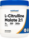 Nutricost L-Citrulline Malato (2:1) Polvere (300 grammi)