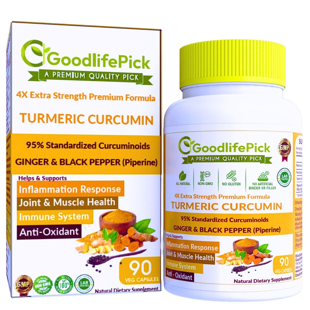 Capsule Turcheri Premium con Ginger e Pepe Nero. Supplemento di curcuma erboristica 95% Curcuminoidi & Ginger Root AllNatural NonGMO NO Polvere di riso NO Stearate NO Silica NO Gluten 90ct