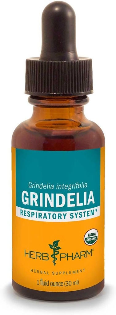 Estratto di liquido di Herb Pharm Grindelia per il supporto del sistema respiratorio - 1 oncia (DGRIND01)