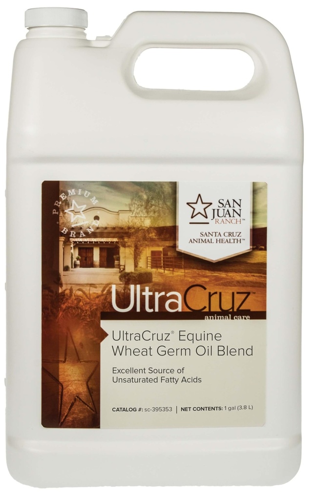 UltraCruz® Equine miscela di olio di Germ di grano, 1 gallone