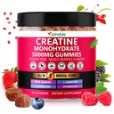 Adndale Creatina Monoidrato Gummies per Uomini & Donne, 5000mg per Serving Creatina Supplemento con Beta-Alanine, L-Citrulline & B12 - 75 Vegan Gummies. Senza zucchero